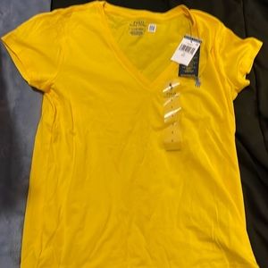 Woman’s small v neck polo shirt